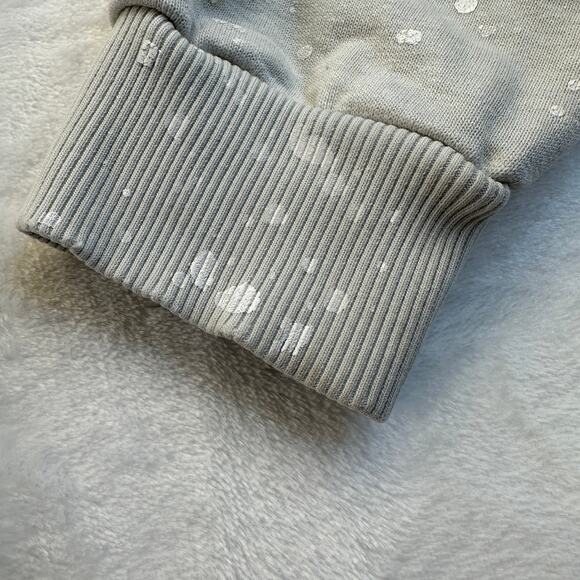 Jungmaven Womens Paint Splatter Sweatshirt Greige White Small EUC Hemp Cotton - Picture 10 of 16